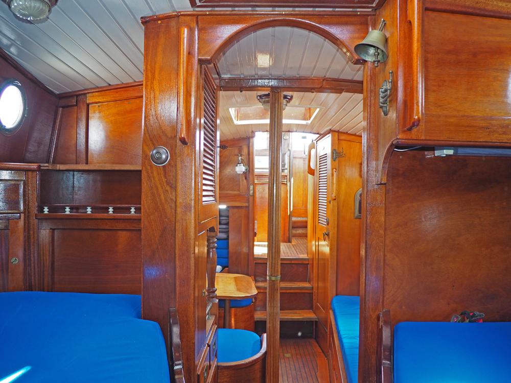 Cabin en avant, H&eacute;bergements